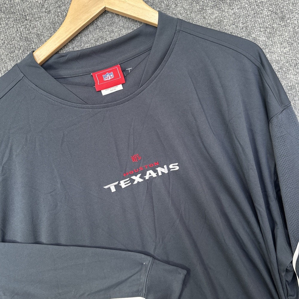 Houston Texans NFL National Football League Football Black Long Sleeve Shirt